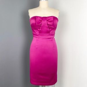 BCBG Paris Strapless Pink Dress